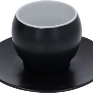 TAZZA PER CAPPUCCINO SANREMO NERO OPACO