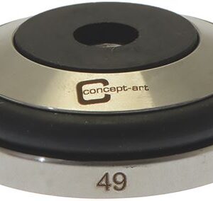 BASE PRESSINO M8 KNOCK INOX ø 49 mm
