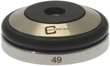 BASE PRESSINO M8 KNOCK INOX ø 49 mm