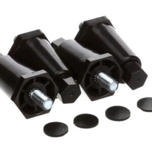 KIT,LEG-2.50 ADJ BLK PLASTIC