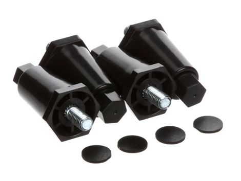 KIT,LEG-2.50 ADJ BLK PLASTIC