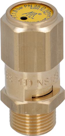 VALVOLA CALDAIA ø 3/8"M 1,8 bar CE-PED