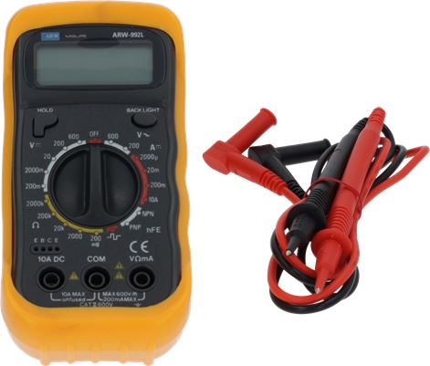 MULTIMETRO DIGITALE ARW-992L NERO