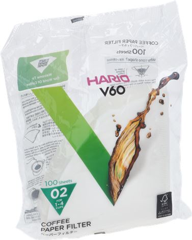 FILTRI A CONO HARIO 1-4 TAZZE 100 PZ