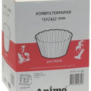 FILTRO CARTA A CESTO ø 152/457 mm 500pz