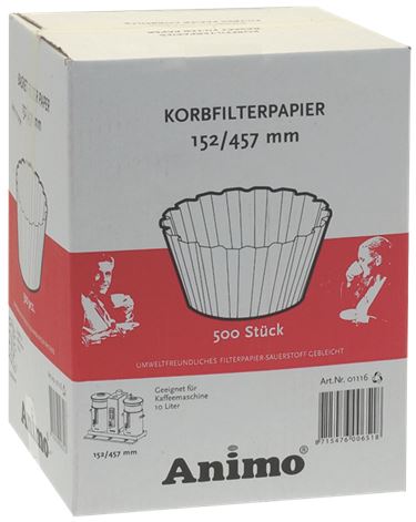 FILTRO CARTA A CESTO ø 152/457 mm 500pz