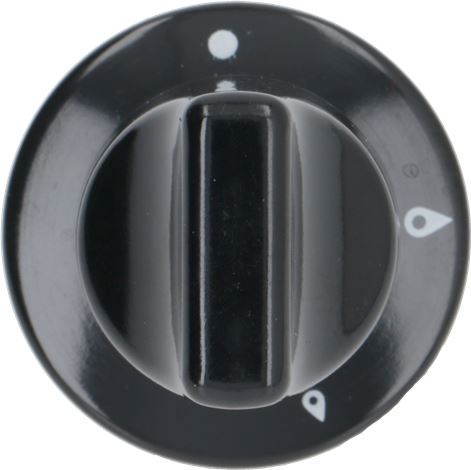MANOPOLA TIPO ARISTON NERA ø 35 mm