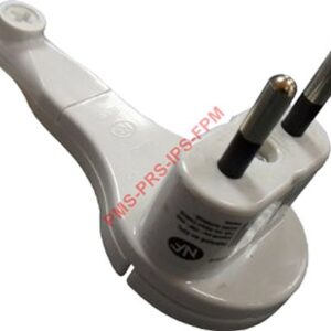 FICHE MALE 2P 6A EXTRA PLATE