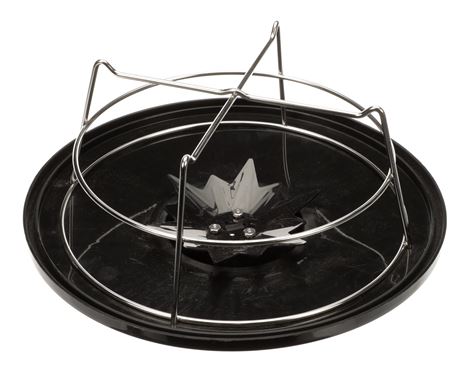 FUNNEL COVER ASSY W/BASKET-BLK