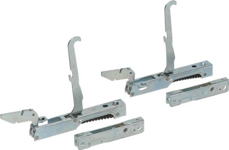 KIT 2 CERNIERE DX-SX CON PORTARULLINO