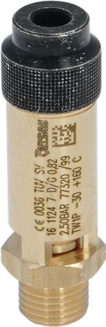VALVOLA CALDAIA ø 1/4"M 2,5bar CE-PED