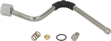TUBO VAPORE COMPLETO INOX ø 10 mm