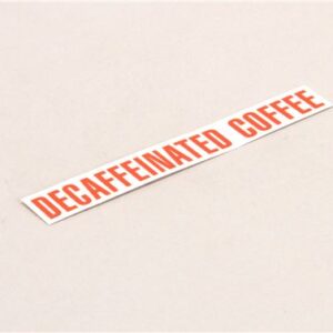 DECAL DECAFFEINATED COFFEE