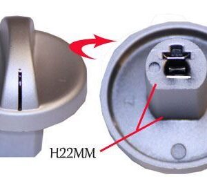 MANETTE GAZ COULEUR ARGENT