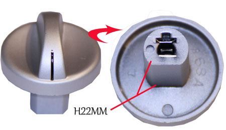 MANETTE GAZ COULEUR ARGENT