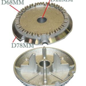 HEAD OF BURNER SEMI-RAPID