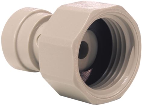 Aufschraubverb. 1/4" x 3/8" bsp flachd.