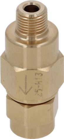 VALVOLA DI NON RITORNO ø 1/8"M-1/8"F