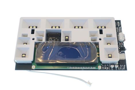 PCB LCD(T/S)(SW2.3)(4L)+GUIDA LU ESAM67