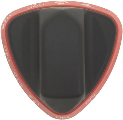 MANOPOLA NERA-ROSSA 100-300°C