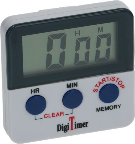 TEMPORIZZATORE DIGITALE 99'E 59" BIANCO