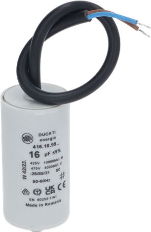 CONDENSATORE DUCATI 16 MF CON CAVO