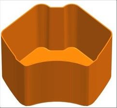 VASCHETTA BUCCE BC VER/ESS PRO - ORANGE