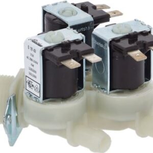 Triple solenoid valve, straight 220/240V