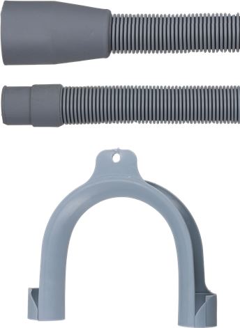 TUBO SCARICO 4000 mm CON SUPPORTO
