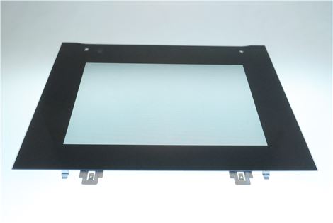 Glass front panel
