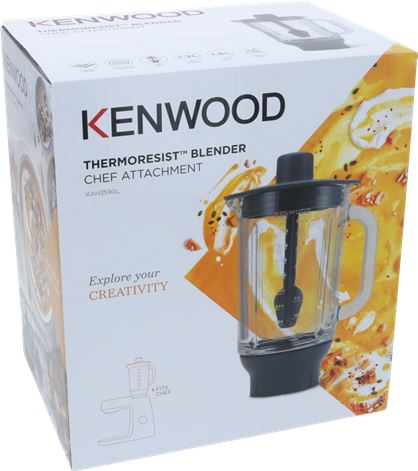 BICCHIERE IN VETRO CON COPERCHIO KENWOOD
