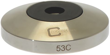 BASE PRESSINO M8 CONVEX INOX ø 53 mm