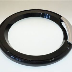 Glass door black + Grip silver