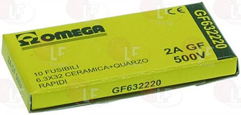 FUSIBILE RAPIDO ø 6,3x32 mm - 10 PZ
