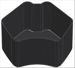 VASCHETTA BUCCE BC VER/ESS PRO - BLACK