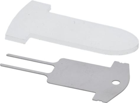 FLAPPER IN SILICONE E METALLO ANFIM