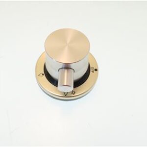 MANOPOLA GAS CUC/H60 NERO-INOX ML