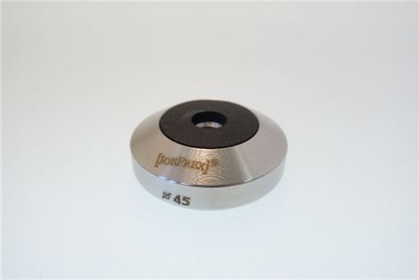 BASE PRESSINO M8 FLAT INOX ø 45 mm