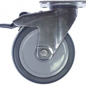 ROUE PIVOTANTE AVEC FREIN