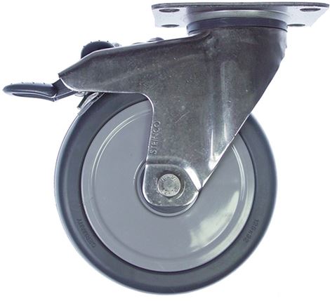 ROUE PIVOTANTE AVEC FREIN