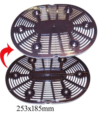 GRILLE NOIRE CUIT VAPEUR *1*
