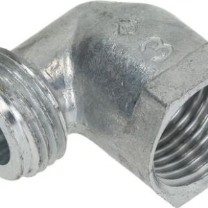 RACCORDO A GOMITO ALLUMINIO 1/2" M/F