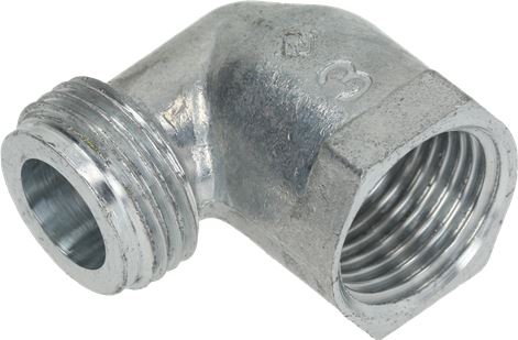 RACCORDO A GOMITO ALLUMINIO 1/2" M/F