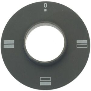 GHIERA MANOPOLA ø 84 mm SERIGRAFATA