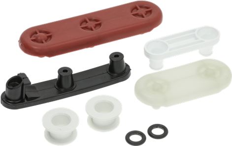 KIT SUPPORTO RUOTE CESTO ELECTROLUX 5022