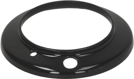 GHIERA COPRI BRUCIATORE SMALTATA NERA