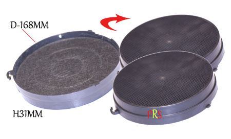 FILTRE CHARBON ROND  *2* TYPE 6