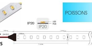 STRISCIA LED 5 m 24V "PESCE"