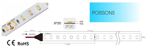 STRISCIA LED 5 m 24V "PESCE"