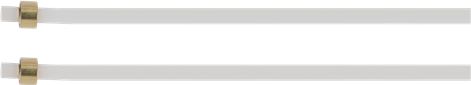 TUBO PTFE ø 2x4 mm - 320 mm CON BOCCOLE